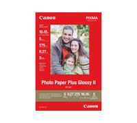 Canon Papier Photo Glacé Extra II PP-201 10x15cm, 5 feuilles, Format A6, Finition Gloss, Référence 2311B053