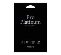 Canon Papier photo professionnel Platinum 4 × 6 po (10 × 15 cm) PT-101 - 20 feuilles