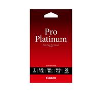 Canon Papier Photo Professionnel Platinum PT-101, A6/10x15cm/4x6", Finition Gloss, 20 feuilles, Réf. 2768B013, Code SH: 37032000