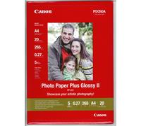 Canon Photo Paper Plus Glossy II PP-201 2311B019 Papier photo DIN A4 265 g/m² 20 feuille(s) brillant