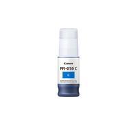 Canon PFI-050 C Cartouche d'Encre Cyan Originale 70ml - Référence 5699C001, pour imagePROGRAF TC-20, Fabriqué au Japon