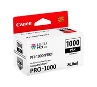 Cartouche encre Noire Photo PFI-1000 PBK Canon 80 ml