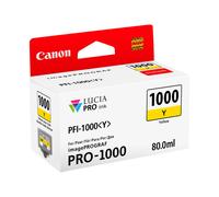 Cartouche encre Jaune PFI-1000 Y Canon 80 ml