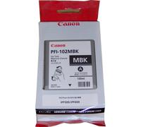Canon Cartouche d'encre PFI-102MBK Noir mat authentique (TVA incluse)