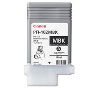 Canon PFI-102MBK Encre Pigment Noir Mat (130ml) - 0894B001
