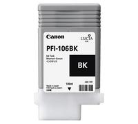 Canon Cartouche d'encre PFI-106 BK 130 ml Noir Original pour imagePROGRAF iPF6400/iPF6400SE/IPF6450