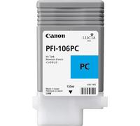 Canon Pfi-106 Pc Cyan Photo Pigmenté Original Réservoir d'Encre pour Imageprograf Ipf6400 Ipf6400Se Ipf6450