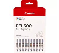 Canon - PFI-300 - 4192C008 - Multipack PFI-300 MBK/PBK/C/M/Y/PC/PM/R/GY/CO