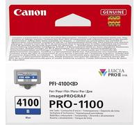 Canon PFI-4100B - Cartouche d’Encre d’Origine pour imprimante Photo (1x Bleu) - Compatible imagePROGRAF PRO-1100