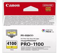 Canon PFI-4100Y Genuine Printer Ink Cartridge - High Performance & Fade Resistan