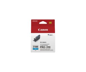 Canon PFI-5100 C Cartouche d'encre Cyan Original 6953C001, 1 pièce, pour imagePROGRAF PRO-310, Type d'alimentation: Paquet unique.