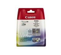 Canon PG-40 & CL-41 Cartouche d'encre d'origine Pack de 2 Noir, Tricolore