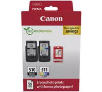 CANON PG-510/CL-511 (2970B017) NOIR/COULEUR INK - 244 COLOR PAGES | POUR PIXMA IP2702