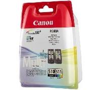 Canon PG-510 / CL-511 Multi pack - Pack de 2 - noir, couleur (cyan, magenta, jaune) - originale - cartouche d'encre - pour PIXMA MP230, MP237, MP252, MP258, MP270, MP280, MP282, MP499, MX350, MX360, M