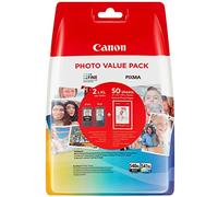 Canon Cartouche d'encre à haut rendement PG-540XL/CL-541XL + Pack économique de papiers photo