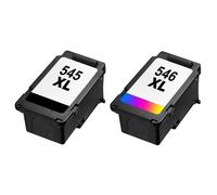 CANON PG-545 XL / CL-546 XL : Lot 2 cartouches compatible Pixma IP2850 MG2400 MG2450 MG2455 MG2500 MG2550 MG2555 MG2950 MX495