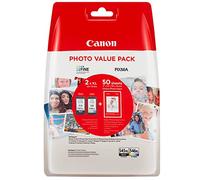 Canon Cartouche d'encre à haut rendement PG-545XL/CL-546XL + Pack économique de papiers photo