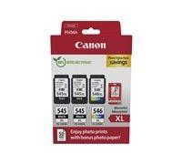 Canon 8286B015 cartouche d'encre 3 pièce(s) Original Rendement élevé (XL) Noir, Cyan, Magenta, Jaune