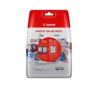 Canon PG-545XL/CL-546XL High Yield Ink Cartridge + Photo Paper Value Pack