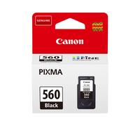 Canon PG-560 Cartouche d'Encre Noire à Pigments 7.5ml, Rendement 180 Pages A4, Original, Compatibilité PIXMA TS5350/TS5351/TS5352, Code OEM 3713C001