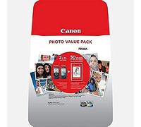 Canon Pack économique de cartouches d'encre noire PG-560XL et couleur CL-561XL + Papier Photo