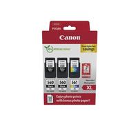 Canon 3712C012 cartouche d'encre 3 pièce(s) Original Rendement élevé (XL) Noir, Cyan, Magenta, Jaune