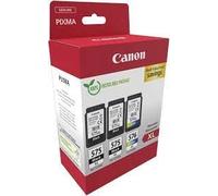 Canon PG-575XLx2/CL-576XL Multipack - Pack de 3 - à rendement élevé - noir, couleur (cyan, magenta, jaune) - original - boîte de suspension - cartouche d'encre - pour PIXMA TR4750i, TR4751i, TR4755i,