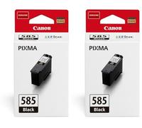 Canon PG-585 (Black) Genuine Ink Cartridge - Compatible with PIXMA TS7650i and PIXMA TS7750i (Lot de 2)
