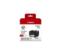 Canon Multipack de cartouches d'encre noire/cyan/magenta/jaune haut rendement PGI-1500XL