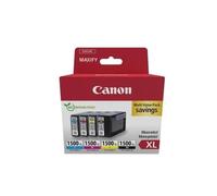 Canon PGI-1500XL BK/C/M/Y Multipack - Pack de 4 - XL - noir, jaune, cyan, magenta - original - réservoir d'encre - pour MAXIFY MB2050, MB2150, MB2155, MB2350, MB2750, MB2755