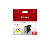 Canon PGI-1500XL Cartouche d'encre Jaune authentique (TVA incluse)