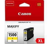 Canon Cartouche d'encre PGI-1500XL Jaune XL – Pack plastique sécurisé
