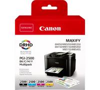 Canon PGI-2500 BK/C/M/Y Multipack - Pack de 4 - noir, jaune, cyan, magenta - original - réservoir d'encre - pour MAXIFY iB4050, iB4150, MB5050, MB5150, MB5155, MB5350, MB5450, MB5455