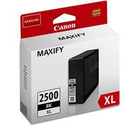 PGI-2500XL BK - 70.9 ml - à rendement élevé - noir - original - coque avec sécurité - réservoir d'encre - pour MAXIFY iB4050, iB4150, MB5050, MB5150,