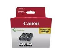 Canon PGI-35BK Triple Pack - pack de 3 - noir - original - réservoir d'encre