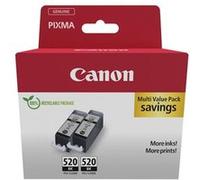 Canon Cartouche d'encre PGI-520 Noir – Pack de 2 19 ml