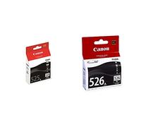 Canon PGI-525 Cartouche BK Noire (Emballage Carton) & CLI-526 Cartouche BK Noire (Emballage Carton)