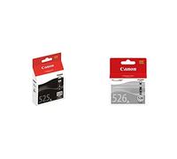 Canon PGI-525 Cartouche BK Noire (Emballage Carton) & CLI-526 Cartouche GY Gris (Emballage Carton)