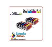 CANON PGI-550 CLI-551 : Lot 10 cartouches compatible pour Pixma IP7250 IP8750 IX6850 MX725 MX925 MG5450 MG5450S PGI550 CLI551