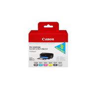 Canon PGI-550/CLI-551 PGBK/C/M/Y/BK/GY Multi Pack - Pack de 6 - gris, noir, jaune, cyan, magenta - original - réservoir d'encre - pour PIXMA iP7250, iP8750, iX6850, MG5550, MG5650, MG6450, MG6650, MG7