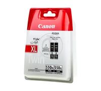 Canon PGI-550BK Black Ink Cartridge (Twin Pack)