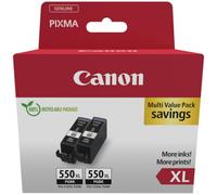 Canon 2 cartouches originales Canon PGI-550 PGBK XL - Noir