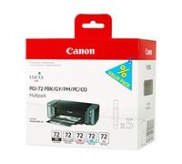 Canon PGI-72/6403 B 007 Lot de 5 cartouches d’encre pour Canon Pixma Pro 10 S Noir/Photo cyan/Photo magenta/Gris/CO