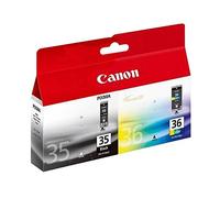 Canon PGI35/CL36 Pack de 2 Cartouches d'encre d'origine Noir/Couleur