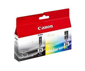 Canon PGI35/CL36 Pack de 2 Cartouches d'encre d'origine Noir/Couleur