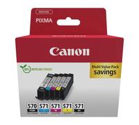Canon PGI570 + CLI571 Pack de 5 cartouches - 2 noires + 3 couleurs pour imprimantes jet d'encre