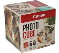 Canon Photo Cube Creative Pack, Blue - PG-560/CL-561 Ink with PP-201 Glossy Photo Paper 5x5 (40 Sheets) + Photo Frame - Compatible with PIXMA Printers