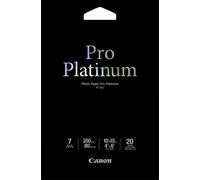 Canon Photo Paper Pro Platinum - 100 x 150 mm - 300 g/m² - 20 feuilles papier photo - pour PIXMA iP3600, MP240, MP480, MP620, MP980