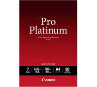 Canon Photo Paper Pro Platinum - A4 (210 x 297 mm) - 300 g/m² - 20 feuilles papier photo - pour PIXMA iP3600, MP240, MP480, MP620, MP980