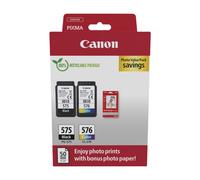 Canon Cartouches d'encre PG-575/CL-576 Pack 2 Originales Noir et Couleur